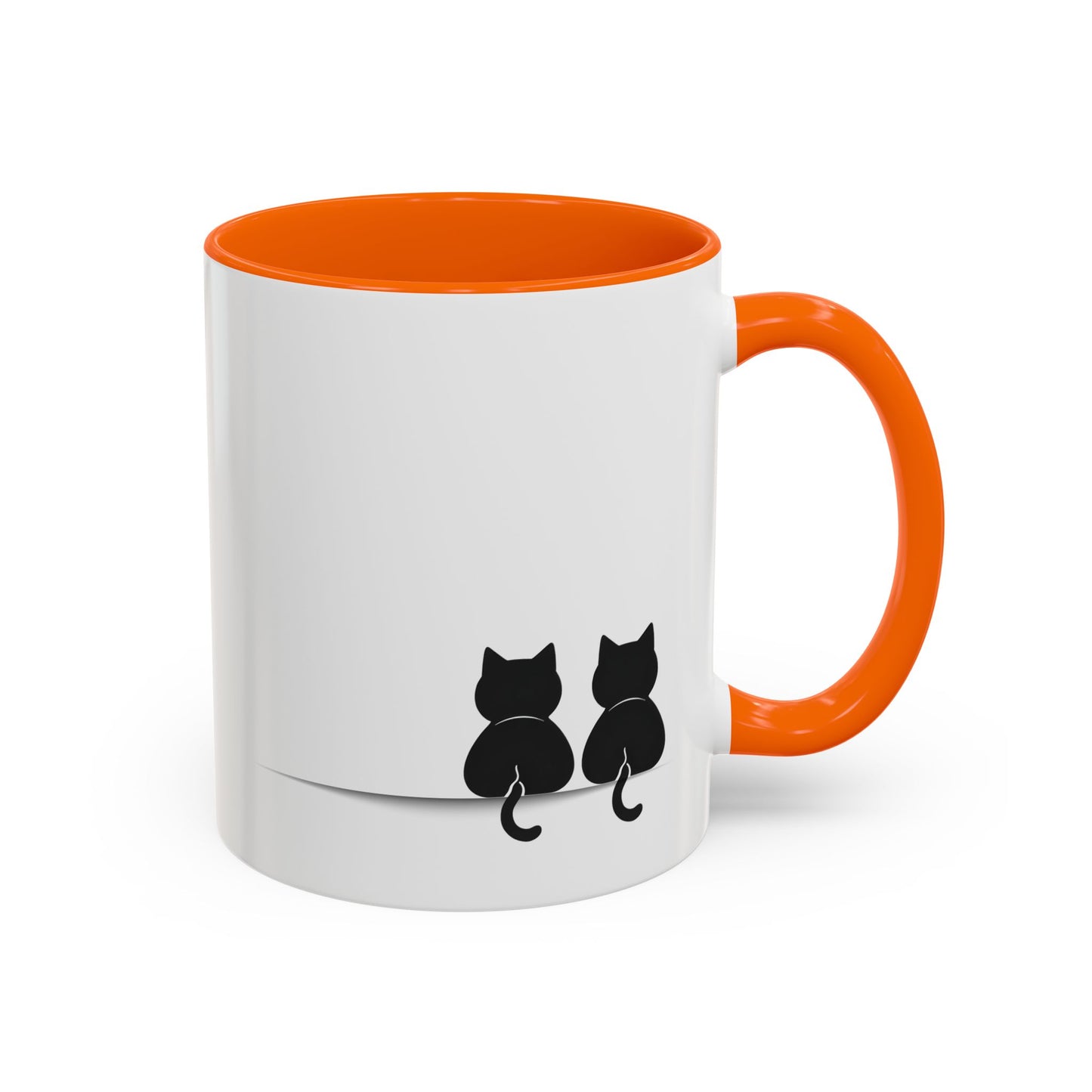 Two Black Cats Mug | Minimalist Cat Lover Gift | Custom Made Coffee Cup for Pet Owners