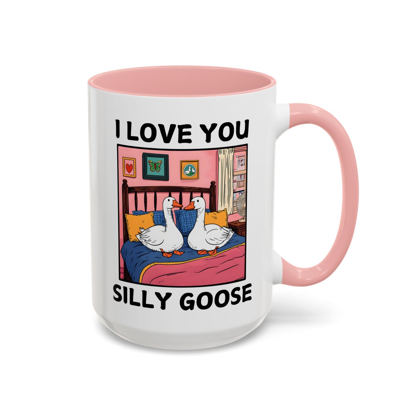 I Love You Silly Goose Mug – Cute Funny Couples Mug | Romantic Gift for Boyfriend, Girlfriend, Husband, or Wife