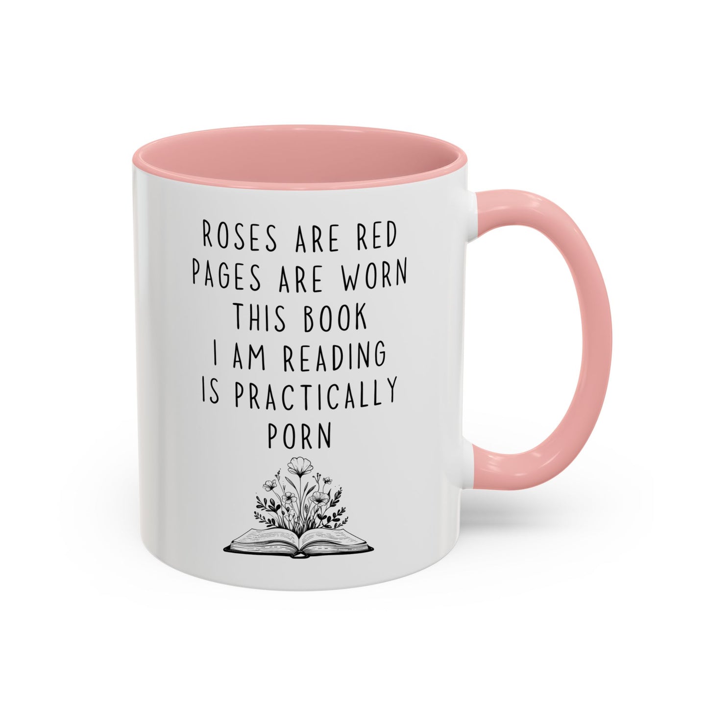 Roses Are Red Funny Book Lover Mug | Spicy Reading Coffee Cup | Custom Made Romance Reader Gift