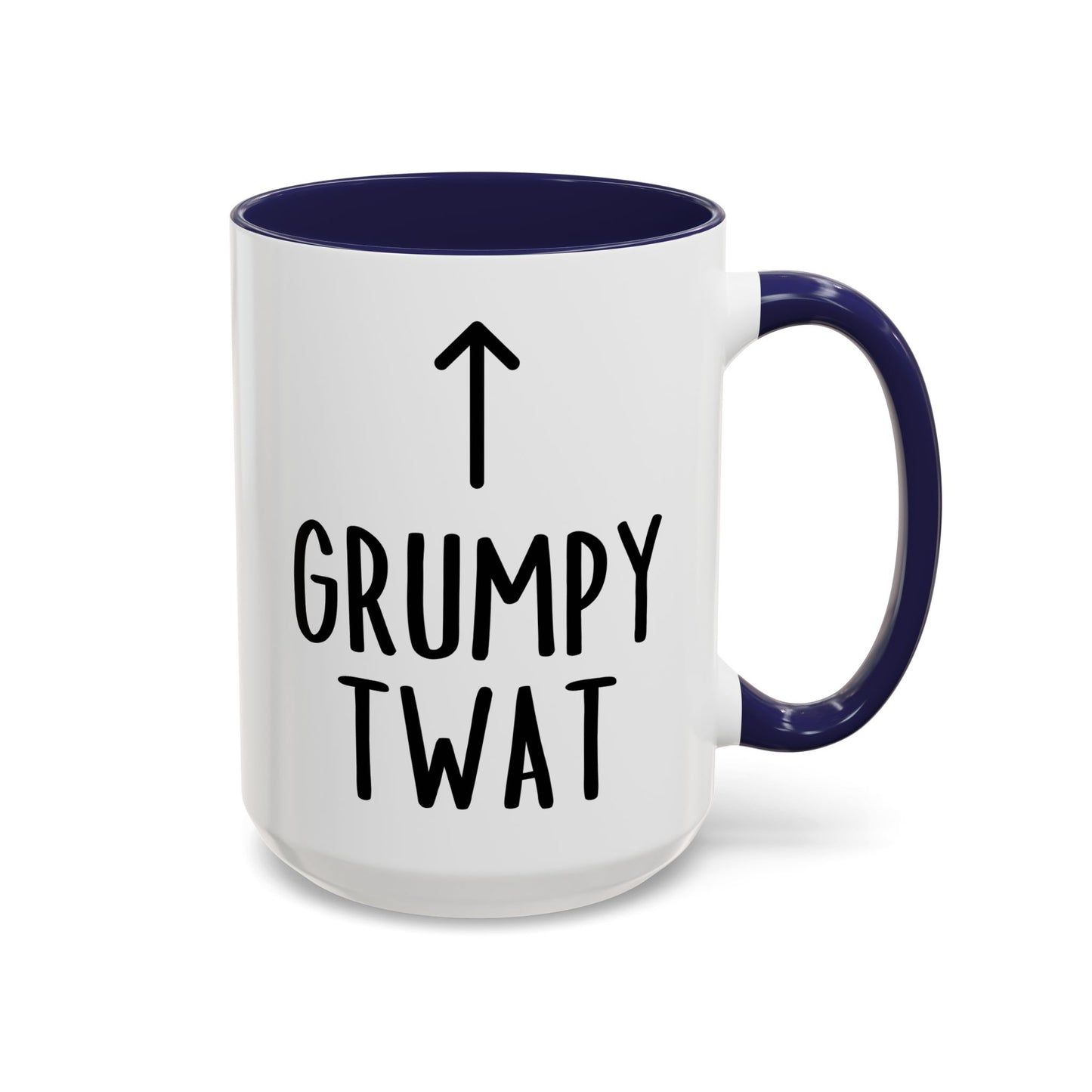 Grumpy Twat Mug – Funny Rude Coffee Cup | Custom Made Sarcastic Gift for Grumpy People