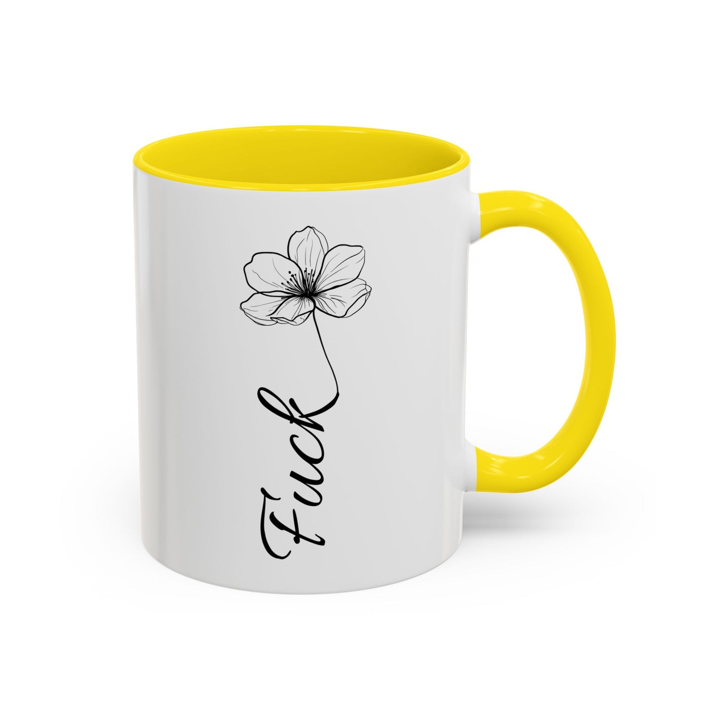 Floral Mood Mug | Elegant Minimalist Coffee Cup | Custom Made Sarcastic Gift