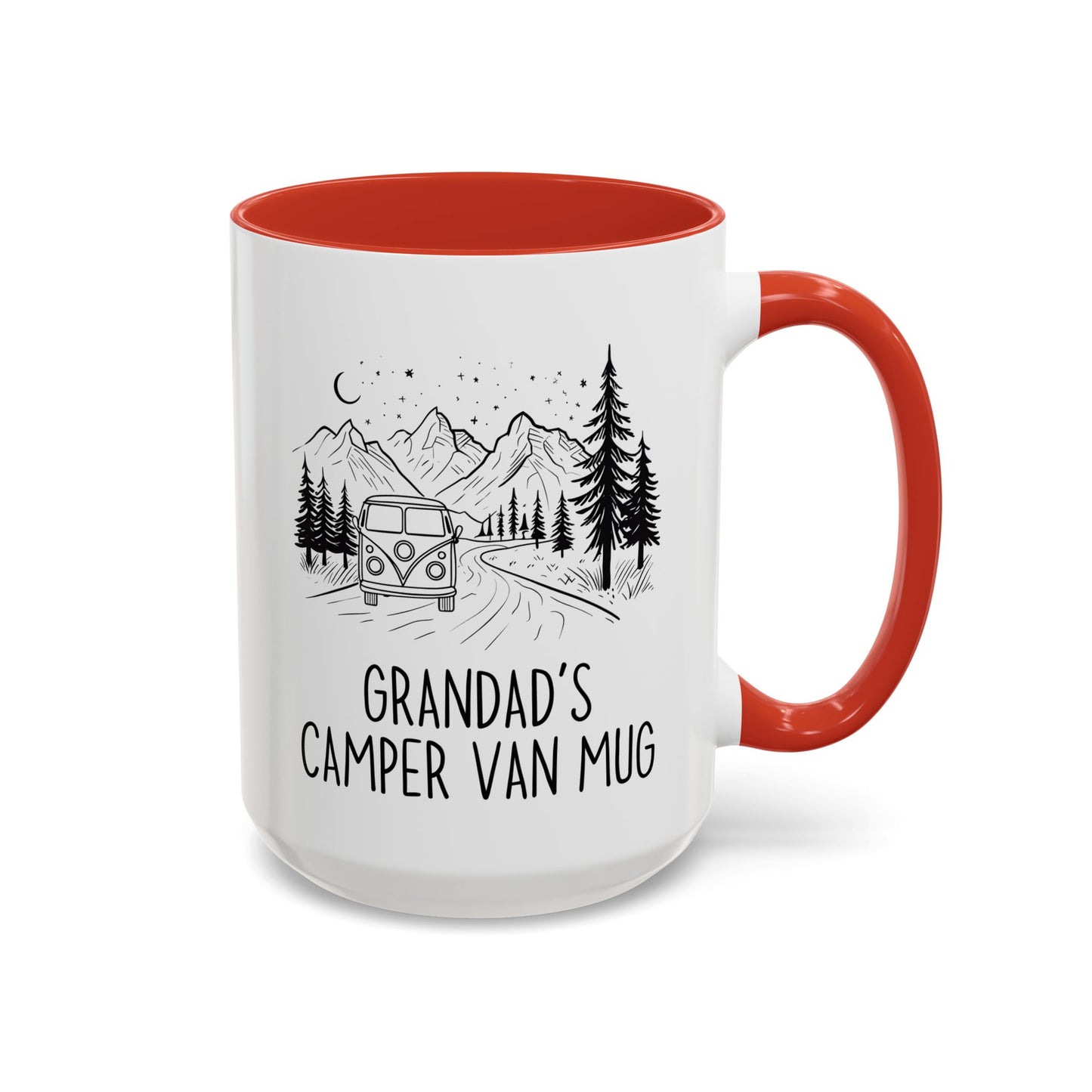 Grandad’s Camper Van Mug | Adventure Coffee Cup for Grandads | Custom Made Camping Gift