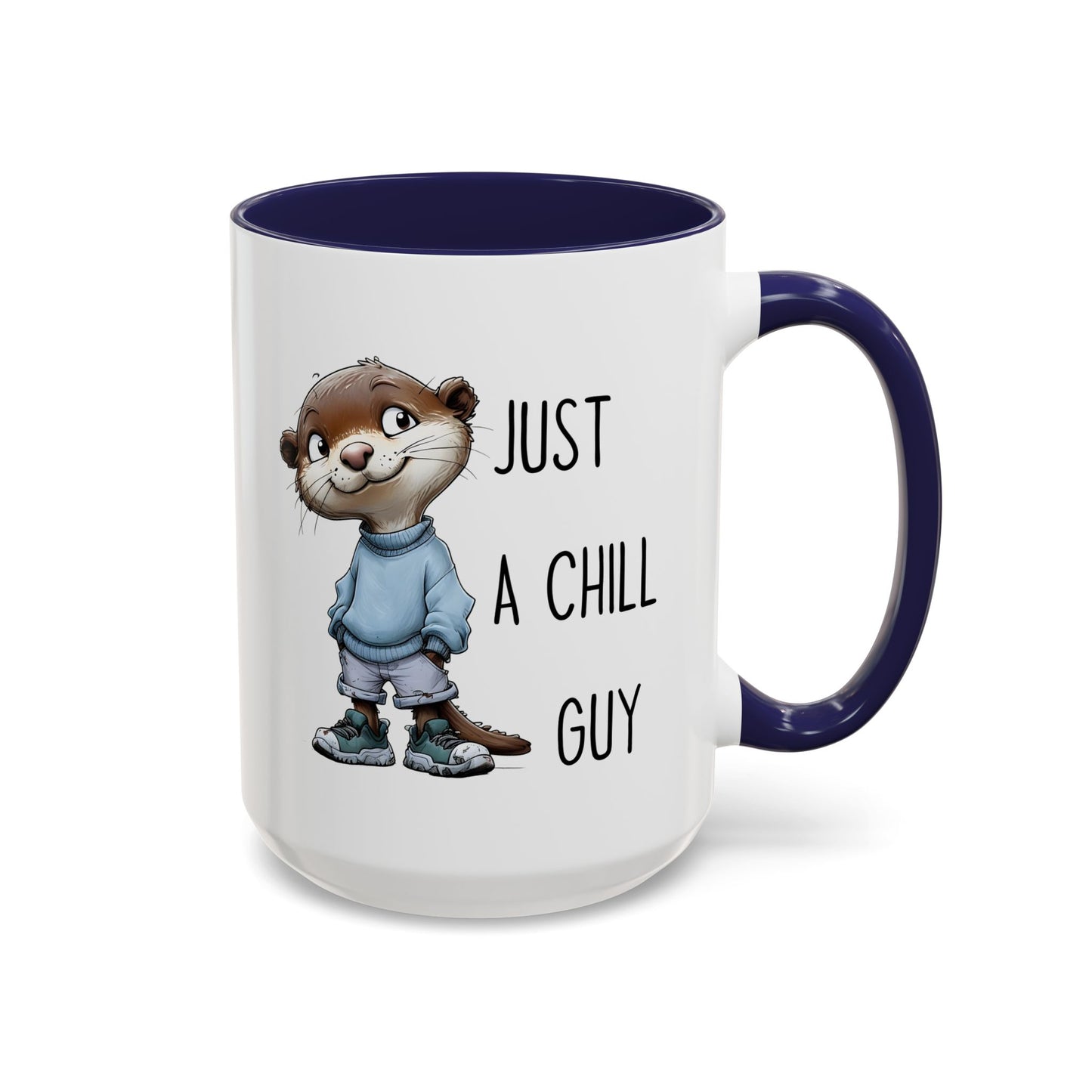 Just a Chill Guy Otter Mug | Funny Animal Coffee Cup | Custom Made Gift for Otter Lovers