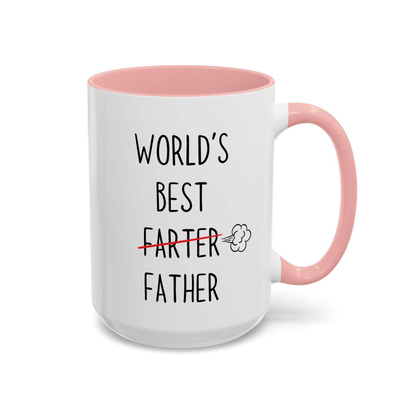 Funny Dad Mug – “World’s Best Farter Father” | Hilarious Father’s Day Coffee Cup Gift from Son or Daughter