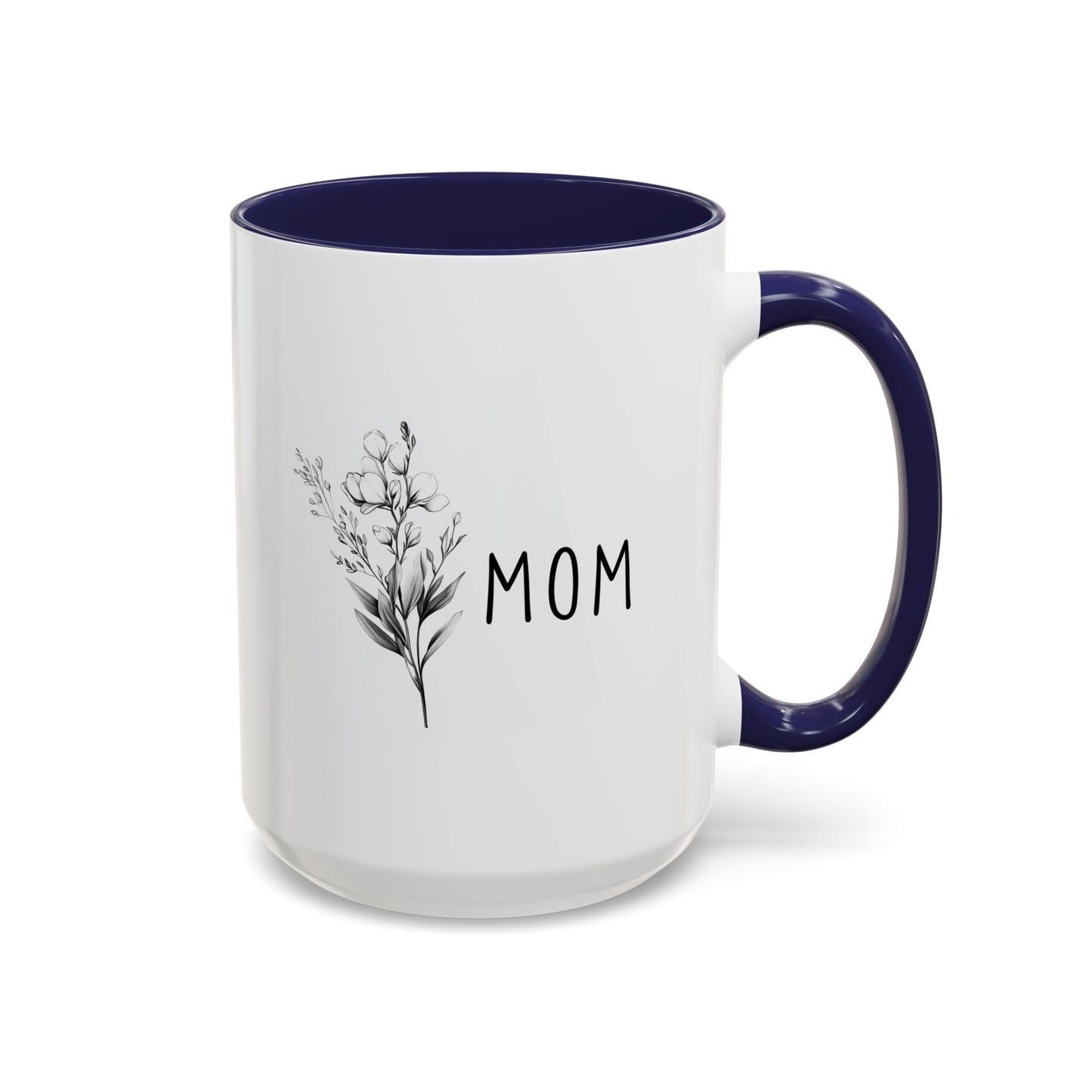 Minimalist Mom Mug | Custom Made Floral Coffee Cup | Mother’s Day Gift for Mom