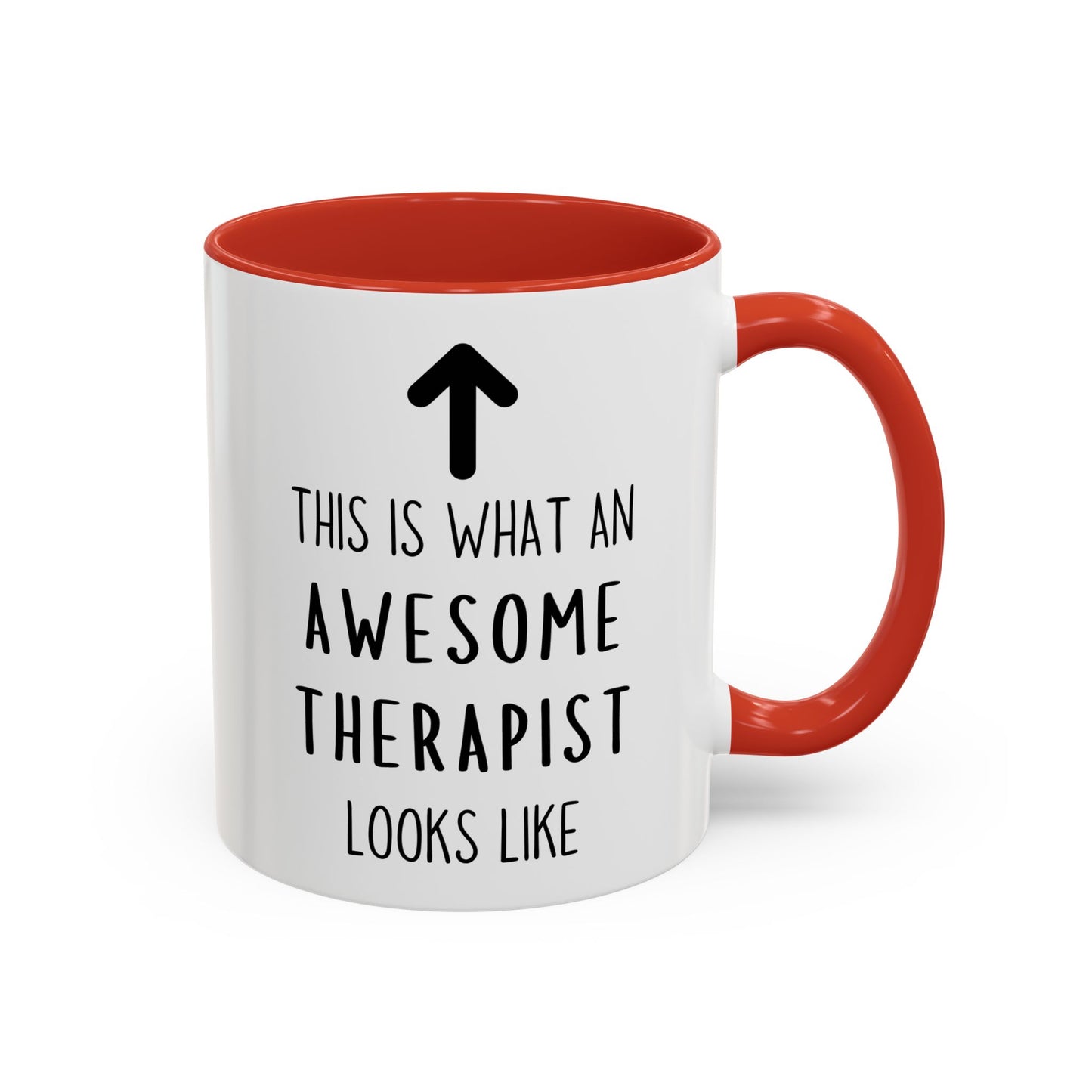Awesome Therapist Mug – “This Is What an Awesome Therapist Looks Like” Custom Made Coffee Cup | Gift for Therapists, Counselors & Psychologists