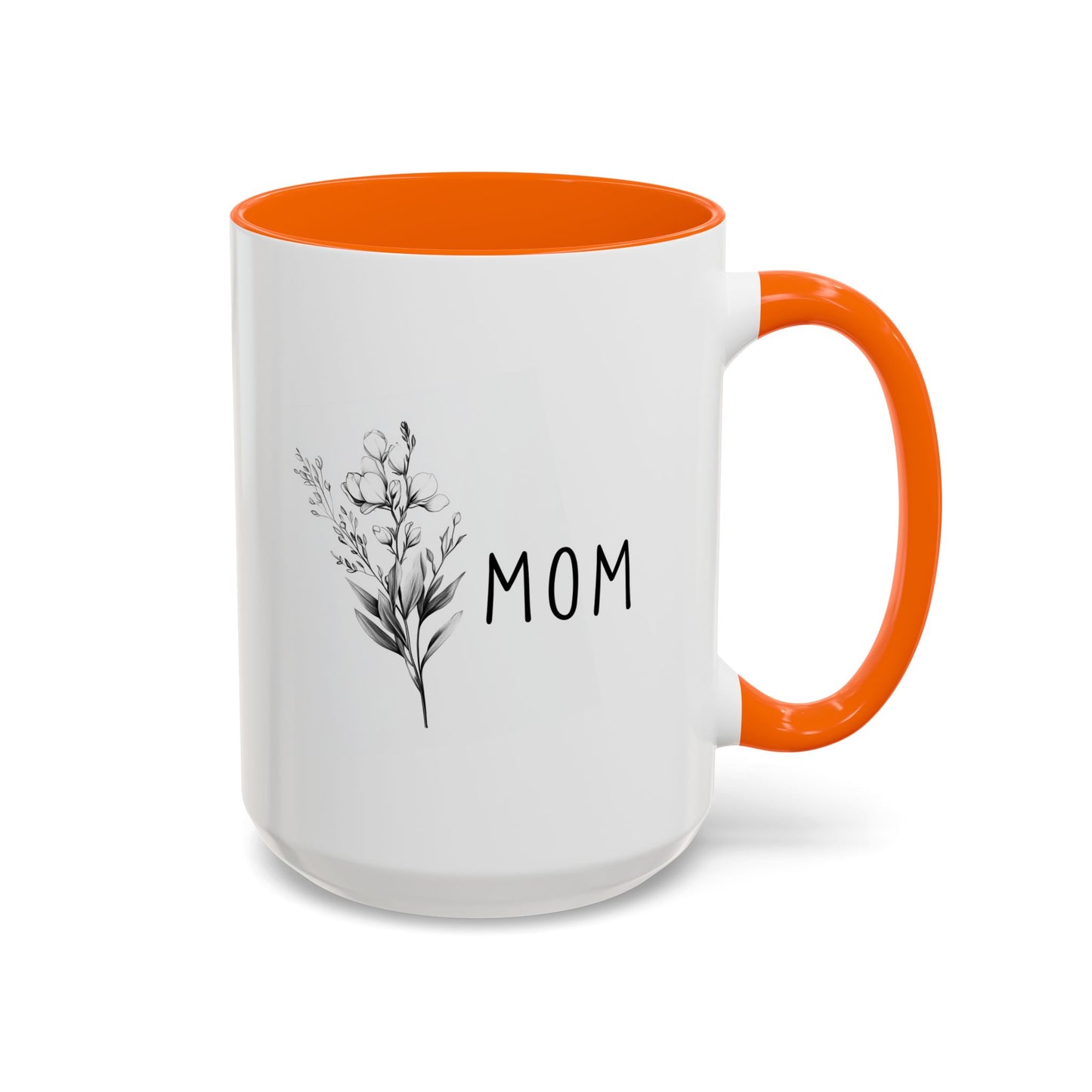Minimalist Mom Mug | Custom Made Floral Coffee Cup | Mother’s Day Gift for Mom