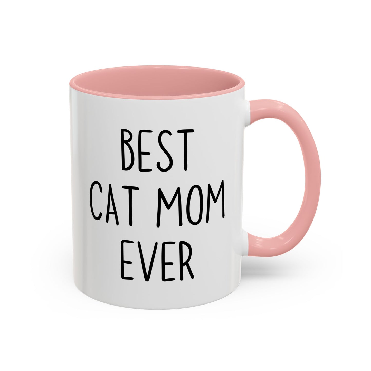 Best Cat Mom Ever Mug | Funny Cat Lover Gift | Custom Made Coffee Cup for Cat Moms