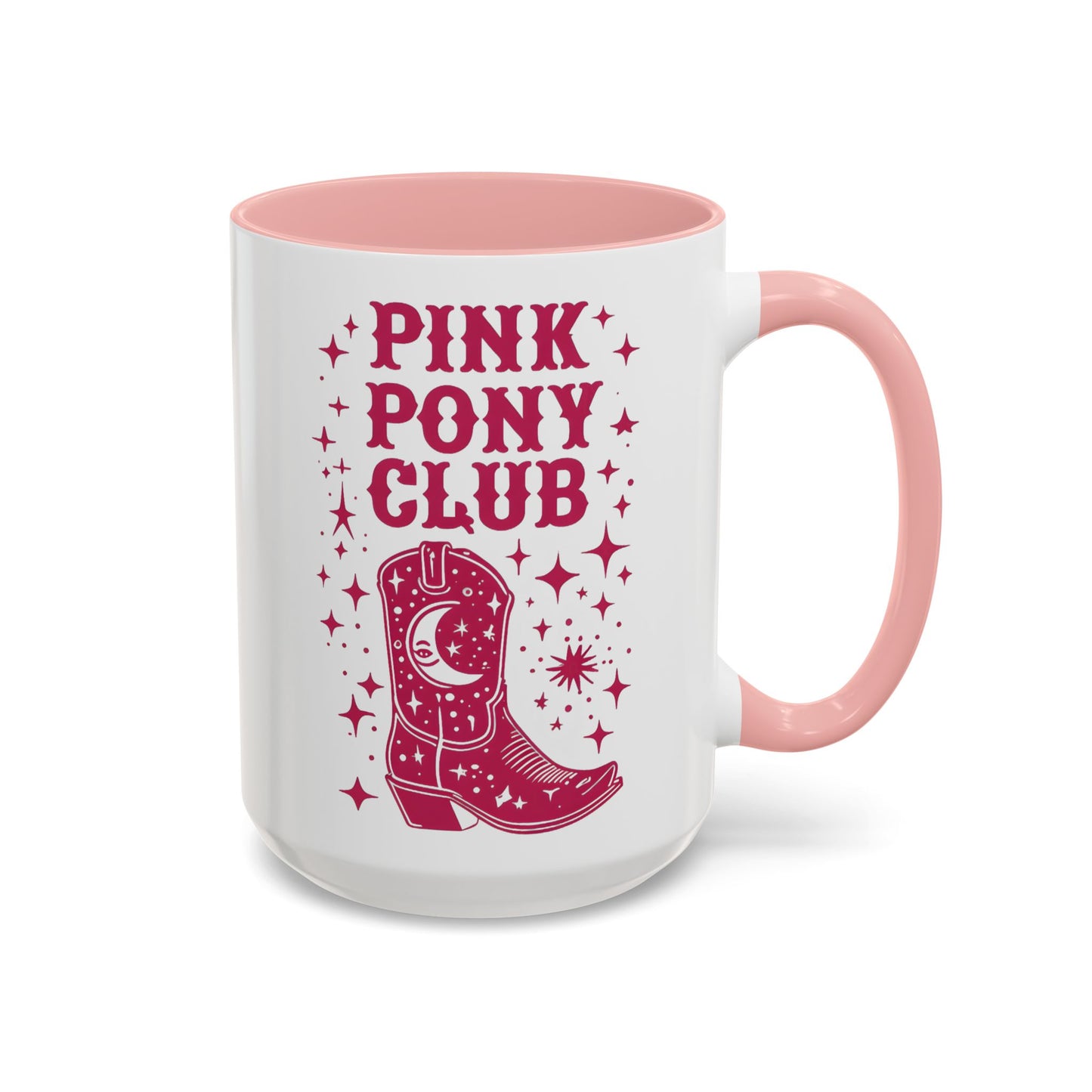 Pink Pony Club Mug | Western Aesthetic Cowgirl Mug | Retro Country Boot Mug | Custom Made Gift