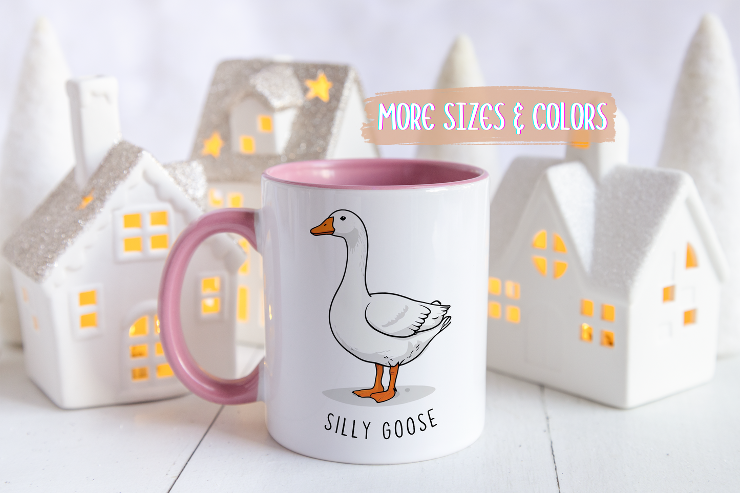 Silly Goose Mug – Funny Cute Goose Coffee Cup | Adorable Animal Mug | Custom Made Gift