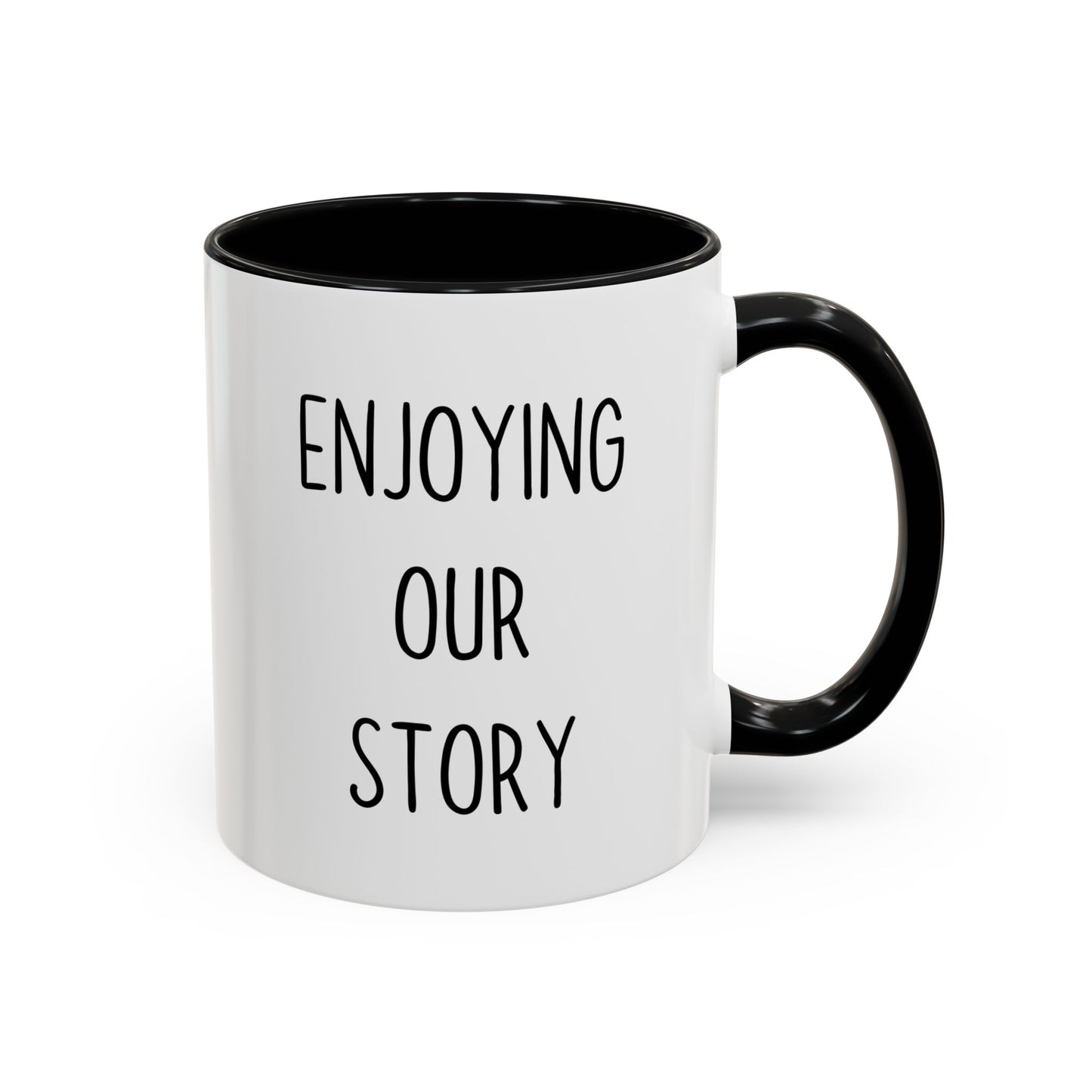 Enjoying Our Story Mug | Romantic Coffee Mug for Couples | Custom Made Anniversary & Love Gift