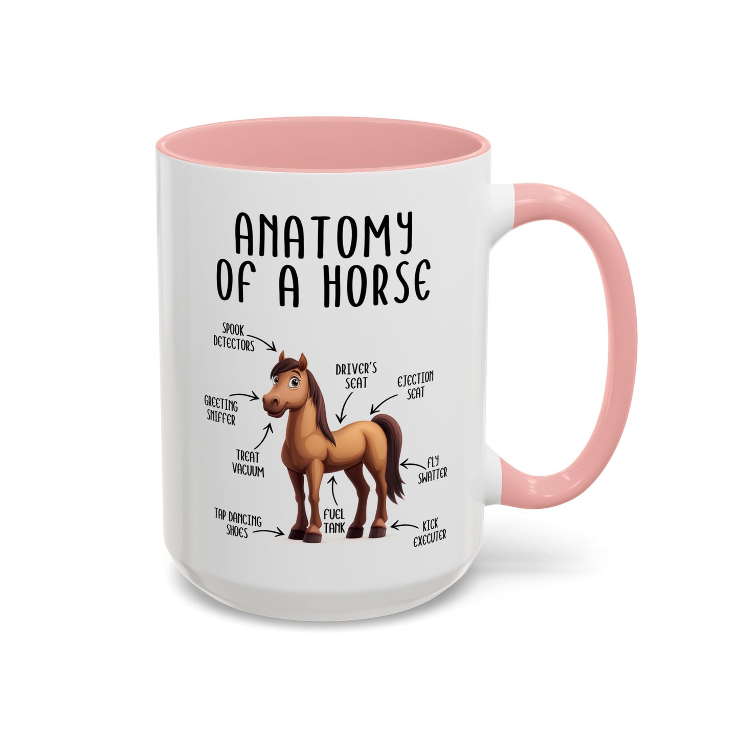 Anatomy of a Horse Mug | Funny Horse Lover Gift | Custom Made Equestrian Coffee Cup