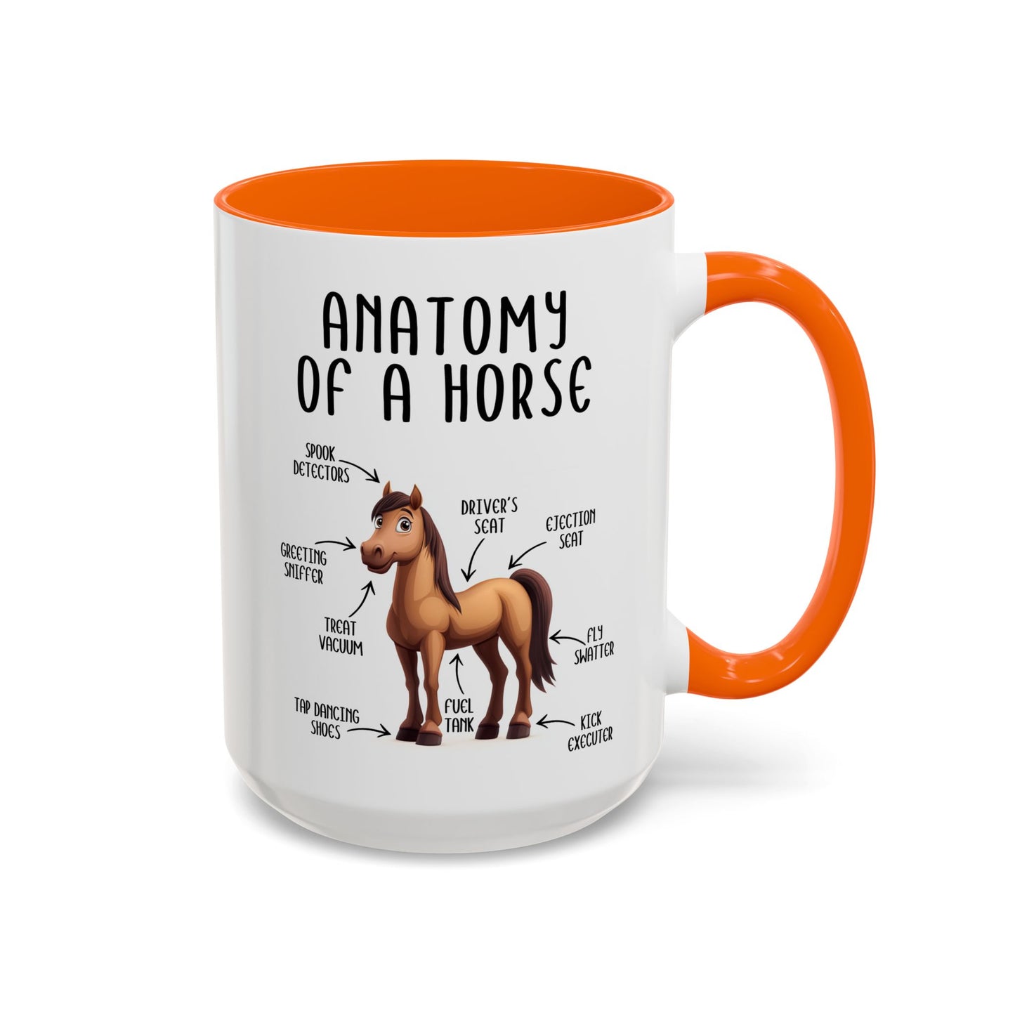 Anatomy of a Horse Mug | Funny Horse Lover Gift | Custom Made Equestrian Coffee Cup